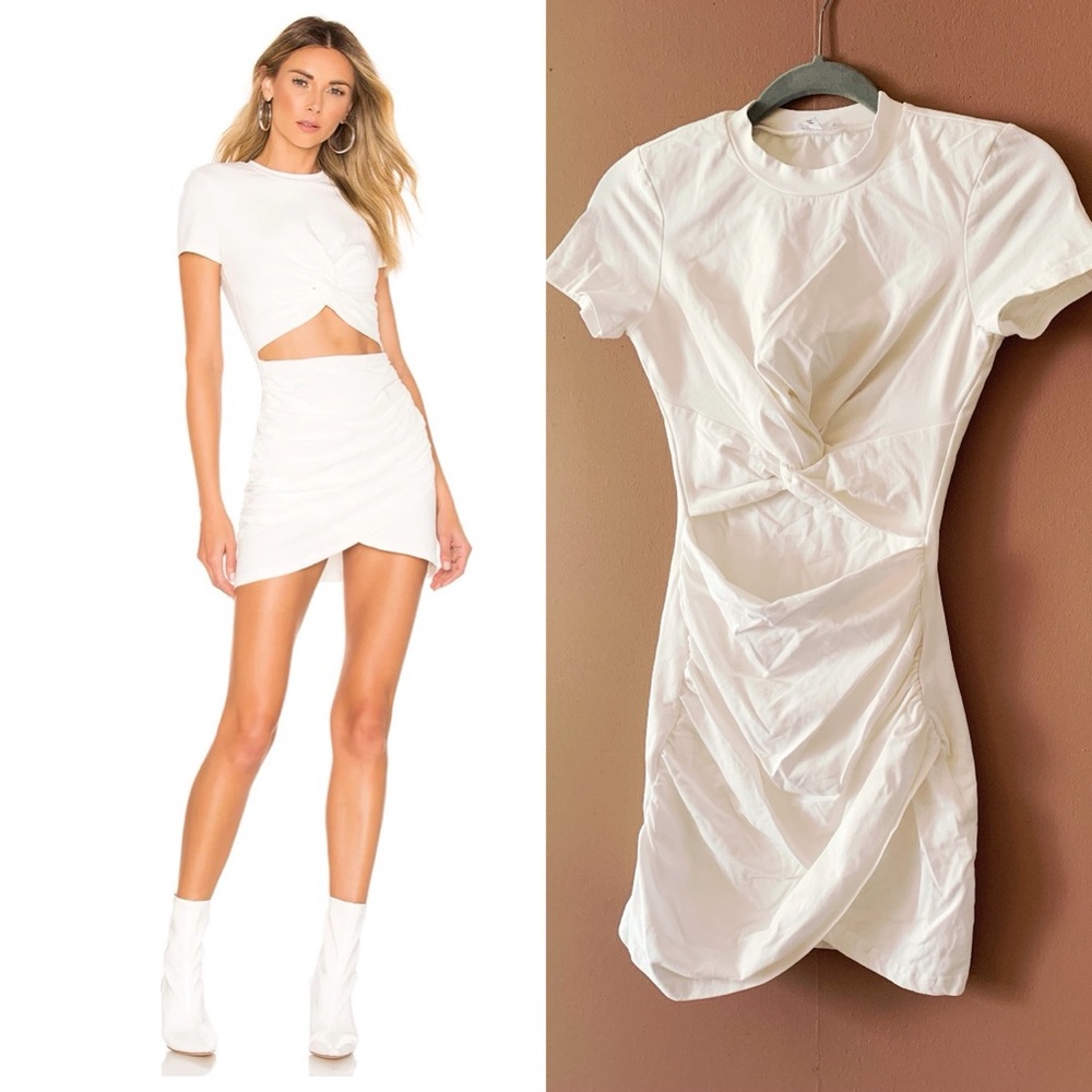 Superdown “Maureen Jersey Mini Dress” in White - from REVOLVE - Size XXS